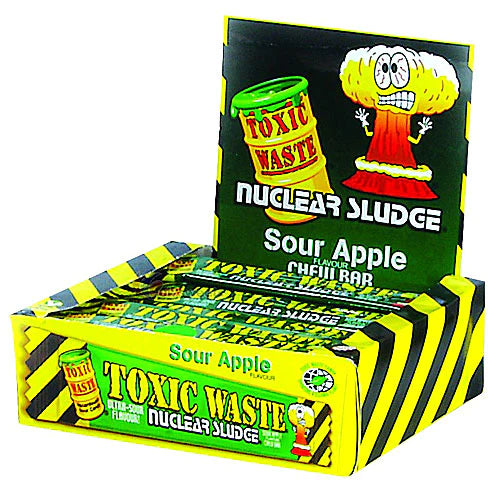 TOXIC WASTE APPLE NUCLEAR SLUDGE CHEW BAR 20g