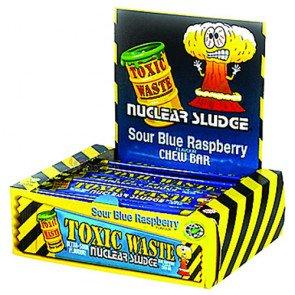 TOXIC WASTE BLUE RASPBERRY NUCLEAR SLUDGE CHEW BAR 20g